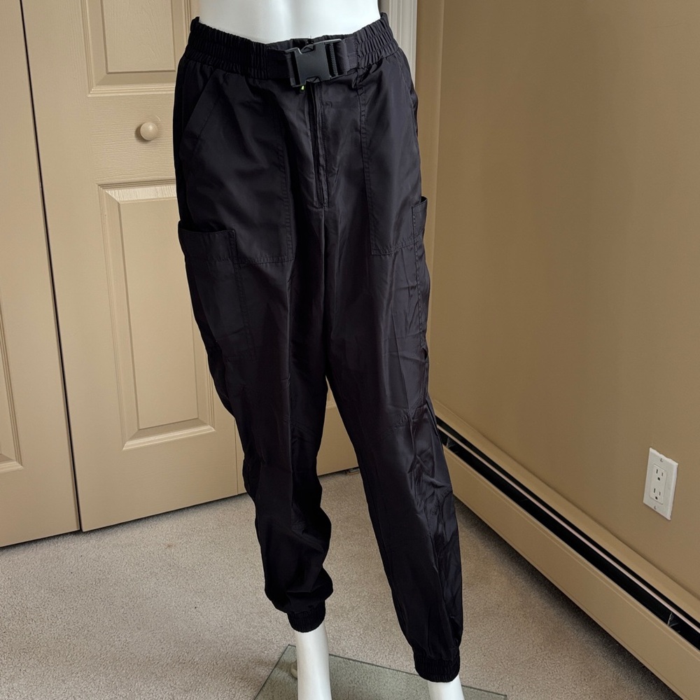 ZARA parachute cargo joggers with buckle